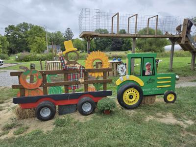 photo prop at White Clover Farm