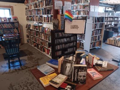 In Between Pages LGBTQ table