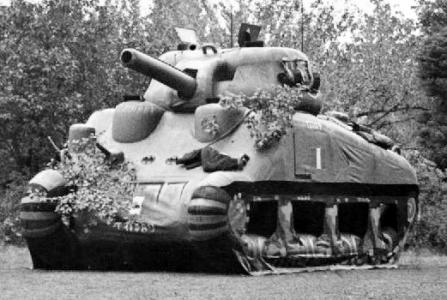 Inflatable Tank from the Ghost Army