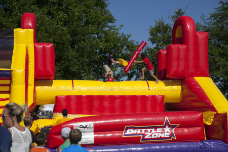 Inflatable at Hendricks County Rib-Fest