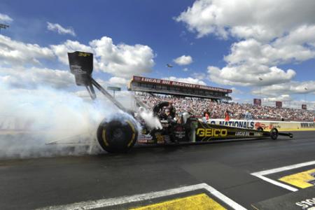 Drag racing at U.S. Nationals