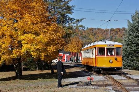 Rockhill Trolley during the Fall