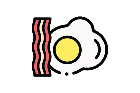 bacon & egg icon