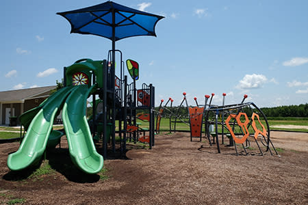 Wilson's Mills Community Park playground equipment, Wilson's Mills, NC.