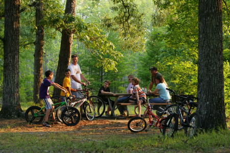 Biking in Sam Houston