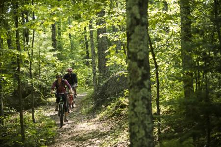 biking