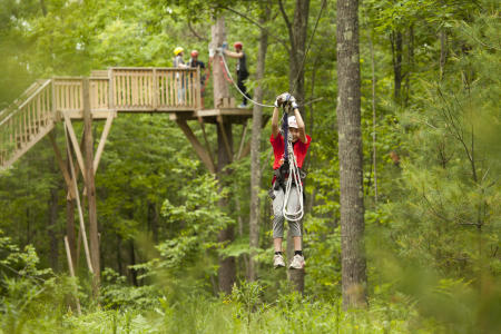 Ziplining