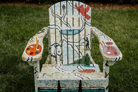 Sunny and Chair “Recreation” by Dan Castenada (Sedra D)