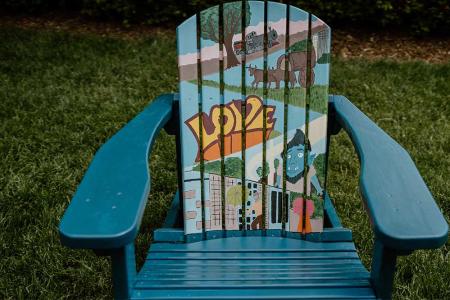 Sunny and Chair “Arts in Omaha” by Reeya & Saroja Chundury