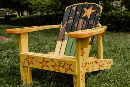 Sunny and Chair “North Omaha” by Joy Cotton