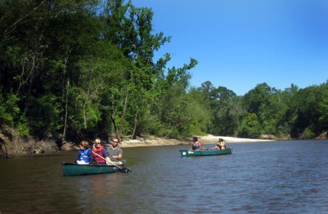 Paddling the Neches River