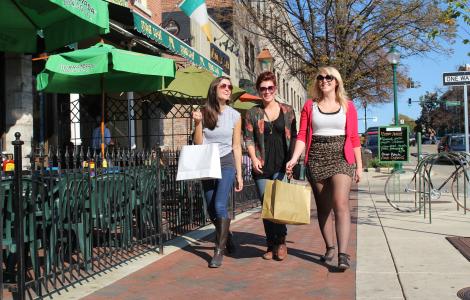 Shopping in Downtown Bloomington