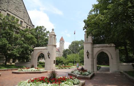 Sample Gates and IU Student Building