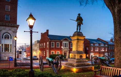 Court Square Nightfall