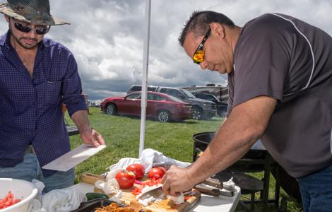 Setting up the spread 2016 Howard County Cup Races