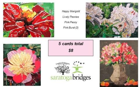 Saratoga Bridges flower cards