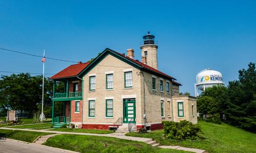 exterior of Southport Light Station Museum