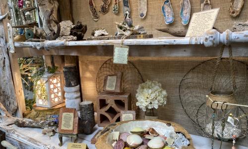 Nautical themed decor and trinkets available at Flock of Five.