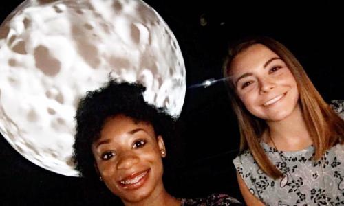 Selfie with Science on a Sphere