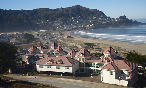Pacifica Beach Hotel View from Above