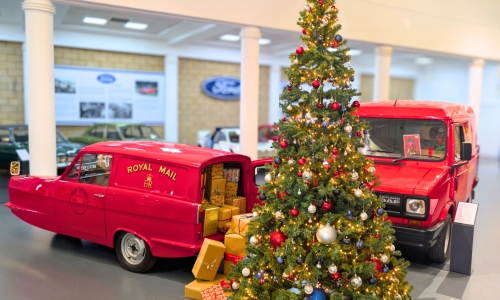 Festive gallery at the British Motor Museum
