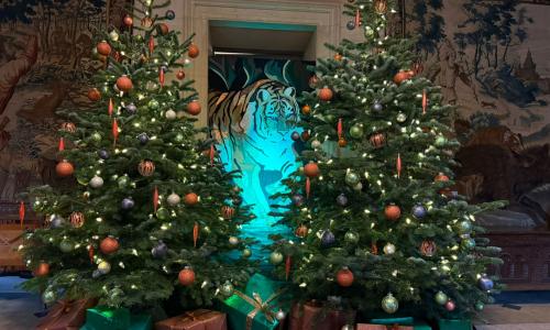 Christmas decorations at Upton House and Gardens