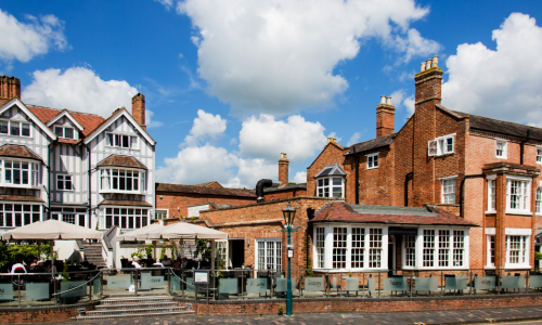 An outside image of The Arden Hotel in Stratford-upon-Avon