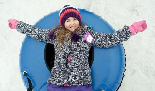 Snow Tubing Fun