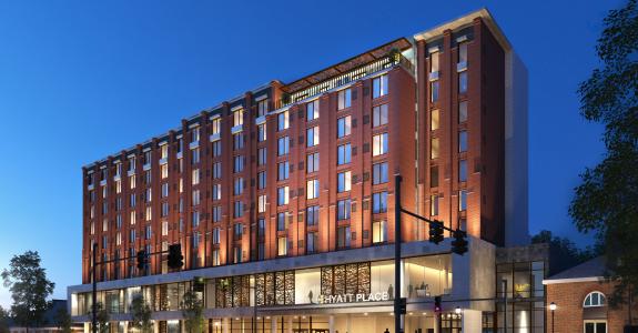 Hyatt Place Athens GA artist rendering