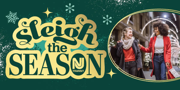 Sleigh the season NJ Transit