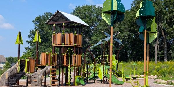 Playground at Valley Creek Park in Woodbury