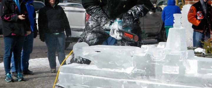 Fire & Ice Festival Sculpting