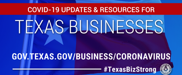 Visit gov.texas.gov/business/coronavirus to gather more information surrounding Governor Abbott's most recent press release