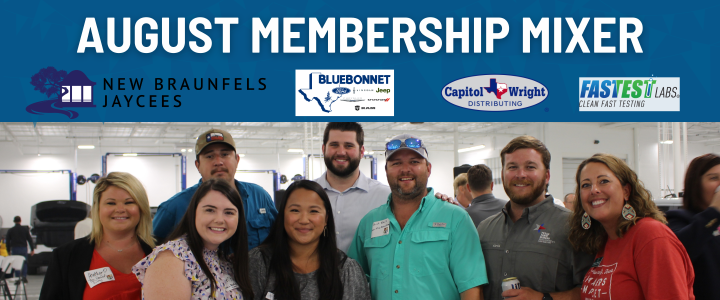 August 2022 Membership Mixer - Hosted by New Braunfels Jaycees