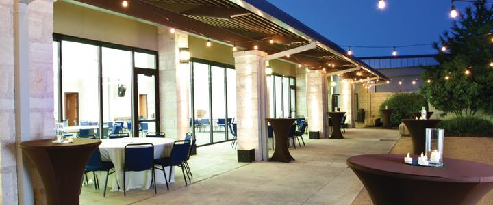 Civic and Convention Center Patio -- Venue in Downtown New Braunfels, Texas