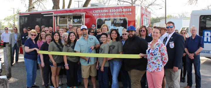 Ribbon Cutting - FM31 Food Trailer
