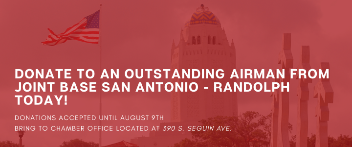 Donate to an Outstanding Airman from JBSA Today - Accepted until August 9th
