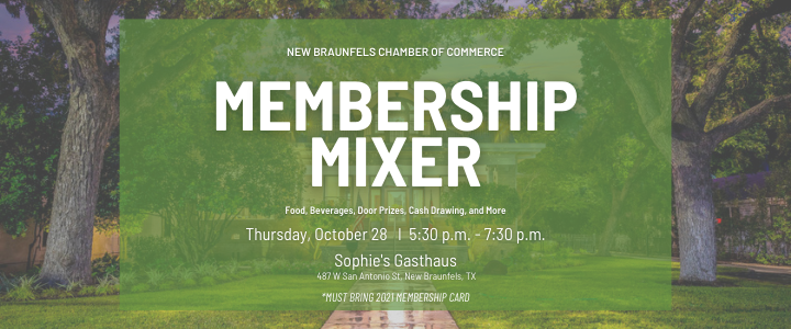 Membership Mixer - Oct 2021