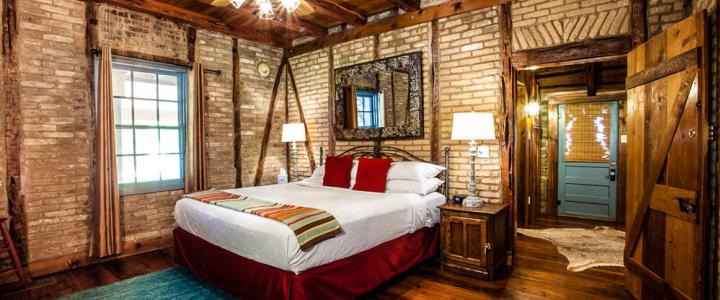 The Fachwerk Haus at Gruene Cottages in Gruene, Texas.