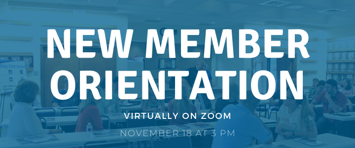 New member orientation