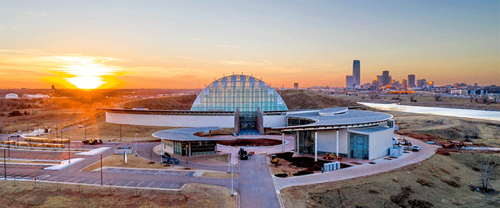 Exterior of the First Americans Museum in Oklahoma City