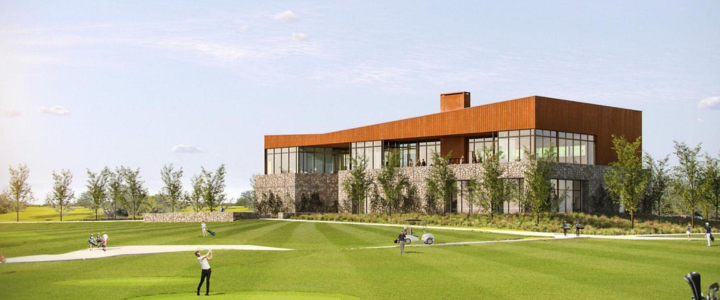 Rendering of Hefner Golf Clubhouse