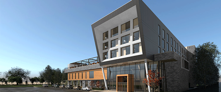 Rendering of The Ellison Hotel in Classen Curve