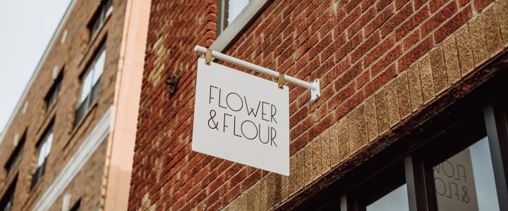 Exterior Sign Of Flower & Flour In Oklahoma City