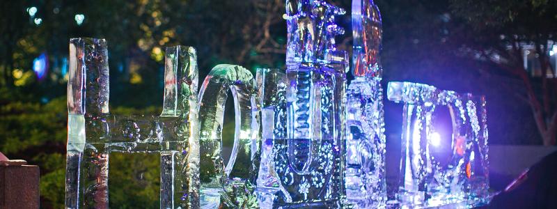 Houston Ice Sculpture at Frostival