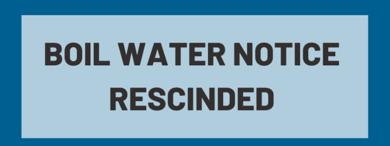 Boil water notice