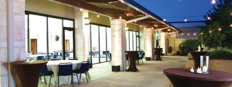 Civic and Convention Center Patio -- Venue in Downtown New Braunfels, Texas