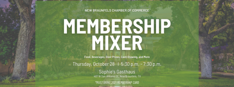 Membership Mixer - Oct 2021