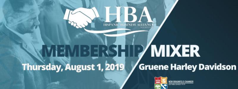 HBA August 2019 mixer