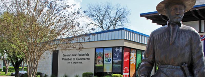chamber office and statue